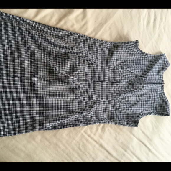 David Wayne Black and white checked shift dress. - Picture 3 of 3